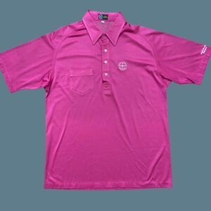 Myrtle Beach Golf Shoppe Vintage Pink Fuchsia Polo Men's Size Extra Large